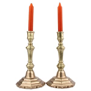 Vintage Pair Of Candle Holders, Brass Candle Stands With Mechanism, Antique Candle Holders Set of 2, Vintage Candlesticks Set, Table Decor