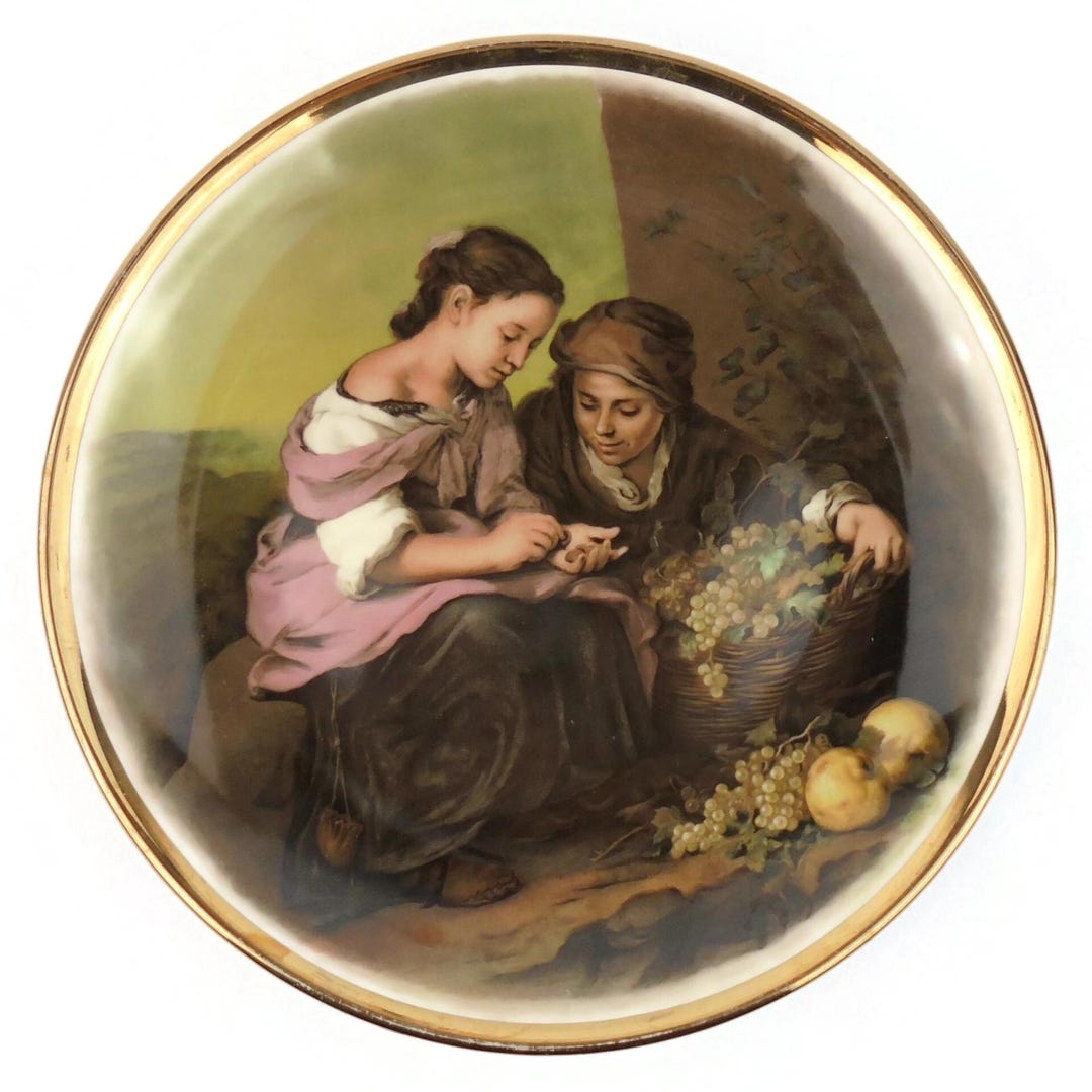 Vintage Murillo Art Plate, Beggar Boys Reproduction, Lord Nelson ...