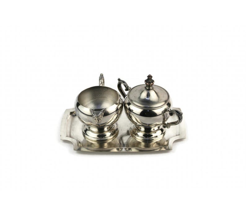 Silver Plated W.M. Rogers Coffee Set With Tray, American Tea Serving ...