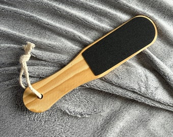 Wooden Foot File with Pumice, Double-Sided