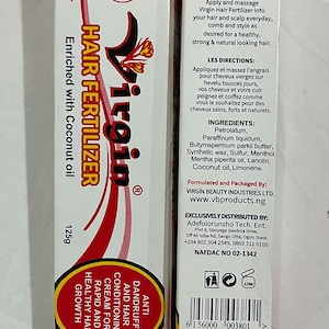 Virgin Hair Fertilizer  - (2PK)- 125g