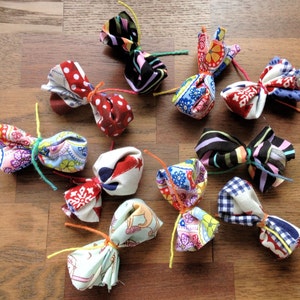 Catnip, Cat, Catnip Drops, Cotton Fabric, Organic Ground Catnip, 10 per pack, Cat Toys