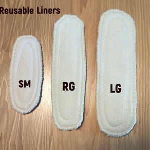 Female Belly Band Reusable Liners, Machine Wash and Dry