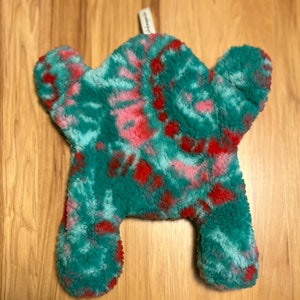Squeaky Dog Toy, Camo Fleece, Tennis Ball & Squeakers in Legs, Abby the Frog