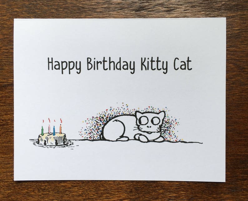6 cards per pack Cats /& Dogs Pet Birthday Cards Vintage Whimsical Artwork