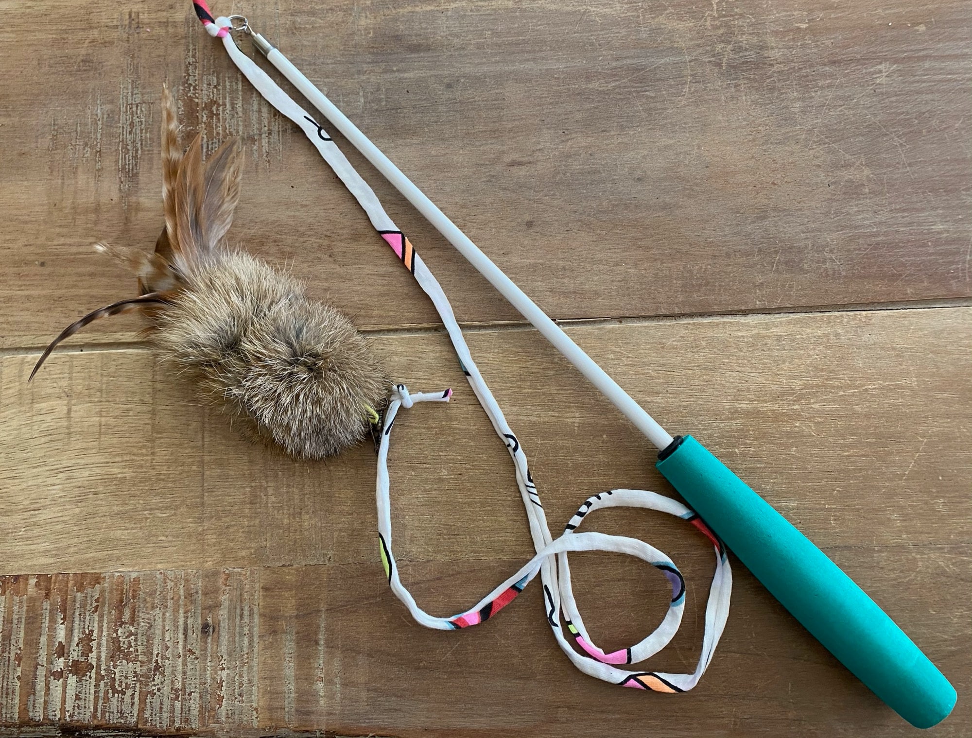 Buy PETS EMPIRE Pet Toy Funny Wand Cat Teaser Cat Wand Interactive Funny Sticks for Cat Random Color Wooden 1pcs Online at desertcartDenmark