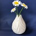 Carved White Vase #6