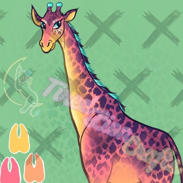 Neon Giraffe Adopt