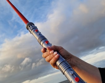 Collapsing LightSaber, 3D Printed Cosplay Toy, Dual Saber