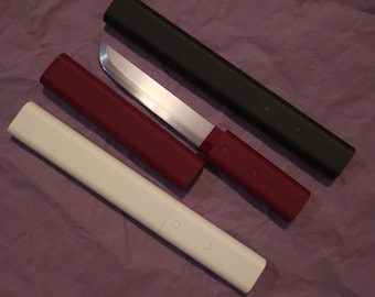3D printed Plastic Toy, Japanese style Knife, Cosplay Knife, Many Colors