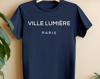 Paris Shirt French TShirt Gift For Paris Lover Parisian TShirt Gift,Chic Paris Girl T-Shirt, Paris Vacation Shirt France Lover (More colors)