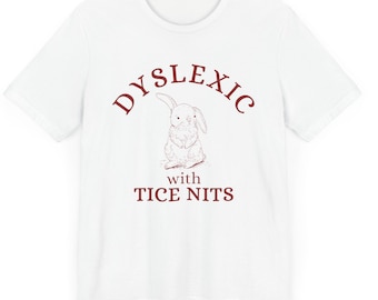 Dyslexique présentant des lentes, chemise drôle contre la dyslexie, t-shirt grenouille, chemise stupide de l'an 2000, chemise vintage stupide, t-shirt dessin animé sarcastique, chemise mème idiote