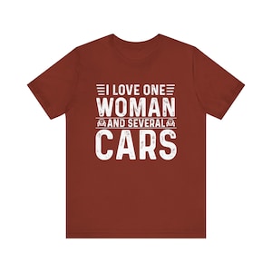 Auto-Liebhaber-Hemd Ich liebe eine Frau und mehrere Autos T-Shirt Auto-TShirt Auto-Reparatur-T-Shirt Auto-Vatertagshemd für Auto-Enthusiasten-Vatigeschenk Bild 4