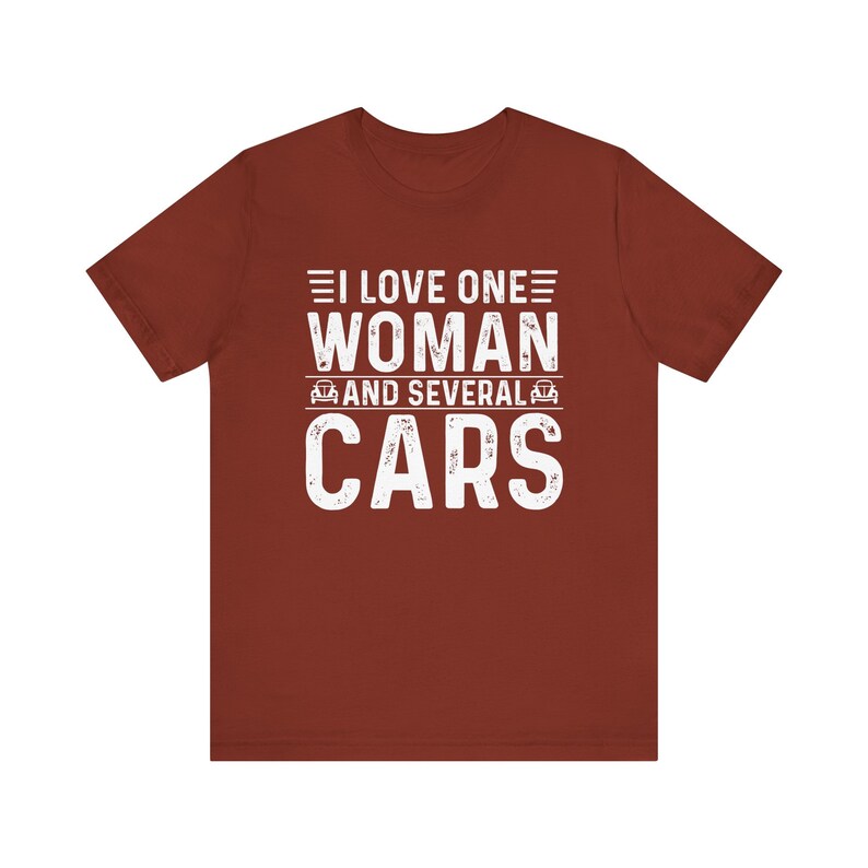 Auto-Liebhaber-Hemd Ich liebe eine Frau und mehrere Autos T-Shirt Auto-TShirt Auto-Reparatur-T-Shirt Auto-Vatertagshemd für Auto-Enthusiasten-Vatigeschenk Bild 4