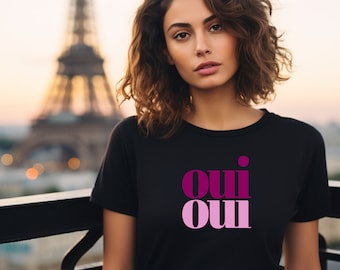 Paris Shirt Französisches T-Shirt Geschenk für Paris-Liebhaber Pariser T-Shirt Geschenk, schickes Paris-Mädchen-T-Shirt, Paris Urlaub Shirt Frankreich-Liebhaber (mehr Farben)