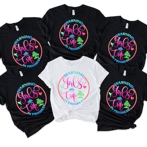 Girls Trip Warning Shirt Womens Trip TShirt Girls Vacation Trip Shirt Girls Holiday Trip TShirt Girls Trip Tee Girls Weekend Break TShirt