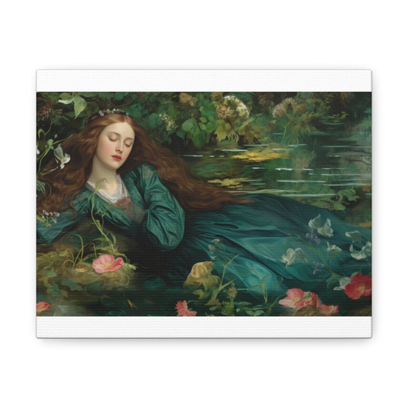 Ophelia, Pre-raphaelites, Canvas Print, John Everett Millais Inspired ...
