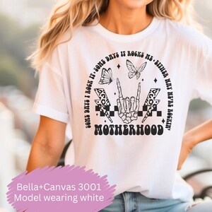 Motherhood Sometimes I Rock It Sometimes It Rocks Me Shirt, Mama Shirt, Mom Shirt, Rocker Mom Gifts, Mothers Day Gift Shirt, Rocker Mama Tee