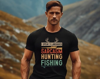 Hunting TShirt Sarcasm Hunting Fishing Funny Joke Hunting Shirt Dad Hunter TShirt Deer Hunting Shirts Rude Offensive Gifts Hunters Deer Tee