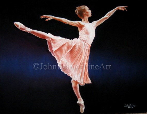 Ballerina Painting Ballet Painting Ballet Art Prima Etsy