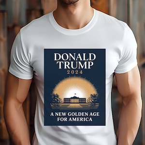Camiseta Trump Won, Camiseta Trump Golden Age, Camiseta MAGA, Camiseta Eleição 2024, Camiseta Presidente Trump, Camiseta Presidente 2024 (MAIS CORES)