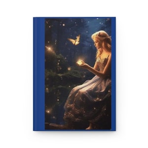 Enchanting Fairy picture Design Decorated Journal, Full Wraparound Printing  Hardcover Journal