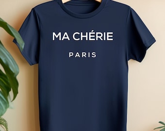 French Shirt Paris TShirt Gift For Paris Lover Parisian TShirt Gift,Chic Paris Girl T-Shirt, Paris Vacation Shirt France Lover (More colors)