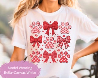 Dog Mom Valentine Shirt For Dog Mama Tshirt Dog Mom Tee shirt Valentine Dog T Shirt Dog Mama Women Shirt Dog Mom Coquette Tshirt MORE COLORS