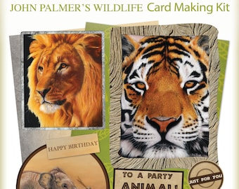 Wildlife Crafting Kit,John Palmer's, Debbi Moore Wildlife card making kit