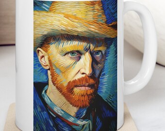 Vincent van Gogh mug, Coffee Mug, Tea cup, van Gogh gift, art mug, art gift, 11oz mug