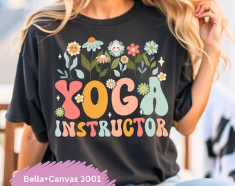 Yoga Instructor Groovy t-shirt, Yoga Coach shirt, yoga gift, Yoga mom gift, Retro Yoga, Unisex motivational Inspirational shirt, meditation