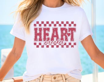 Valentine's Heart Breaker Shirt, Valentines Tshirt Gift, Coquette Valentines Heart T Shirt, Women's Valentine Shirt Gift For Her MORE COLORS