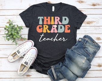 3.Grad Lehrer Shirt dritte Klasse Lehrer TShirt, Lehrer TShirt Geschenk Lehrer Shirts Lehrer T-Shirt Geschenk für Lehrer Lehrer T-Shirt