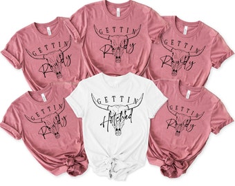 Rowdy Bachelorette Shirt, Bachelorette Party Shirts, Bachelorette Passende Shirt, Brautparty Shirt, lustige Bachelorette T-Shirt, Team Braut T-Shirt