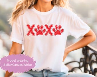 Dog Mom Valentine Shirt Dog Mama Tshirt Dog Mom Tee shirt Valentine Dog T Shirt Gift Dog Mama Women Shirt Doggy Mom XOXO Tshirt MORE COLORS
