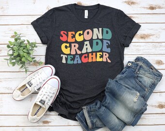 2nd Grade Teacher Shirt Second Grade Teacher Gift Shirt, Teacher TShirt Gift Teacher Shirts Teacher Gift For Teacher Teacher T-Shirt