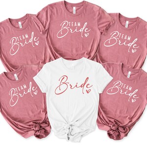 Team Bride Shirts, Bride Shirt, Bachelorette Party Shirts, Bridesmaid Shirts, Bridesmaid Proposal Gift, Bachelorette Shirts, Squad Shirt