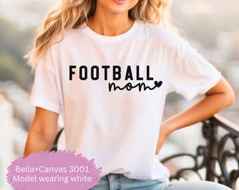 Moeder voetbalshirt voor voetbal mama voetbal moeder T-shirt cadeau voor voetbal vrouwen shirt Moederdag voetbalshirt cadeau voetbal mama cadeau T