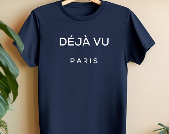 French TShirt Paris Shirt Gift For Paris Lover Parisian TShirt Gift,Chic Paris Girl T-Shirt, Paris Vacation Shirt France Lover (More colors)
