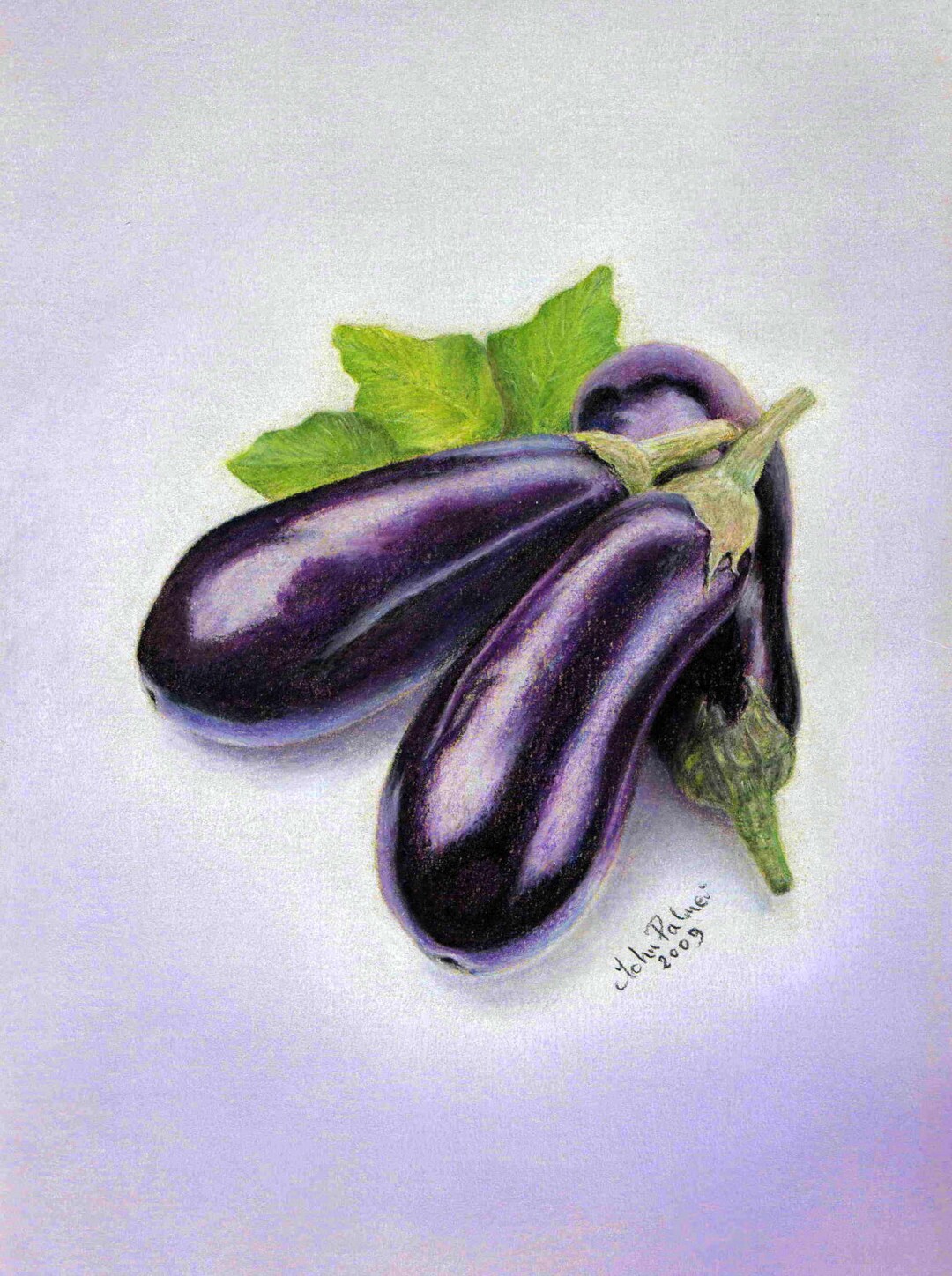 Aubergine Picture, Eggplant Picture, - Print From My Original