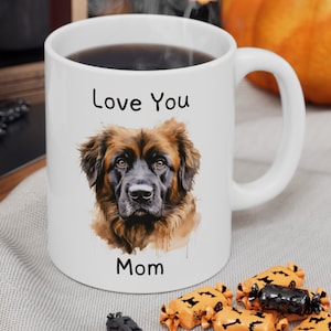 Tazza regalo per cane Leonberger, regalo per mamma Leonberger, tazza Leonberger, regalo per cagnolino, tazze da caffè, tazza da 11 once,