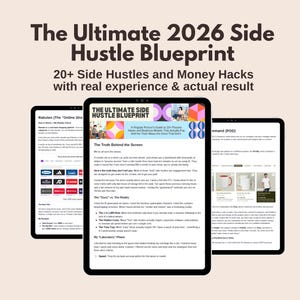 20+ Side Hustles with Actual Result | 100% Real Experience Honest Review (PDF Guide) 30 Days Money Back | Start Earning from Day 1