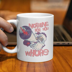Funny Santa Coffee Mug, Nothing for You , Christmas Holiday Mug, Gift for Christmas, Ugly Christmas Sweater, Adult Humor Coffee Mug