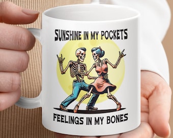 Spooky Season Ceramic Mug - Retro Halloween Monster Mash Ceramic Mug - Vintage Halloween Ceramic Mug - Graphic Monster mug- spooky mug