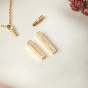 Collar con urna de oro de 14 quilates, joyería conmemorativa para cenizas de cremación, regalo de condolencia personalizado para ella, collar para cenizas, regalo conmemorativo para mascotas