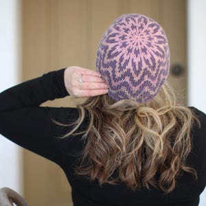 Knitting Pattern: Joybomb Hat | Instructions to knit stranded colorwork beanie in 7 sizes; ENGLISH ONLY