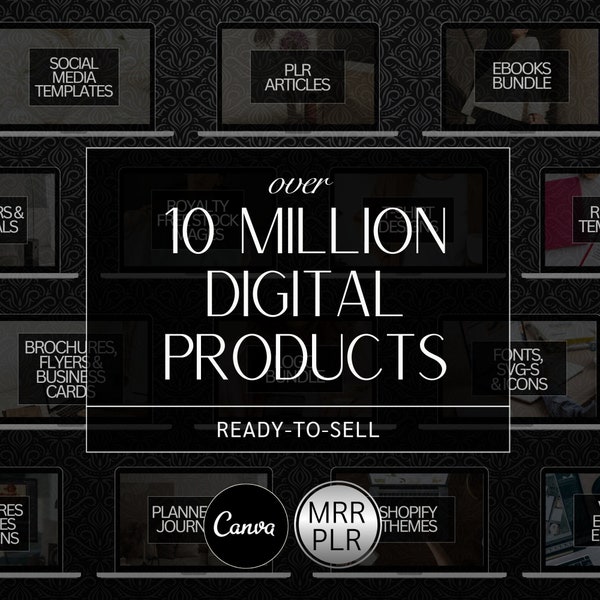 Resell Digital Products Bundle | 10M Digital Products to Resell | Master Resell Rights | PLR Bundle Digital Product | PLR Digital Products