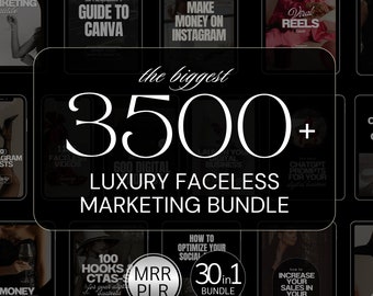 Faceless Digital Marketing Bundle | PLR Faceless Digital Marketing | Faceless Digital Marketing | 30in1 Faceless Digital Marketing Bundle