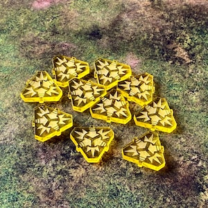 SW Legion Suppression Tokens: 3mm Acrylic, Set of 10 (Fan Made)