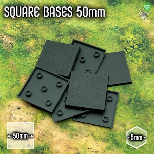Quadratischer Sockel 50 mm | Magnetfertig